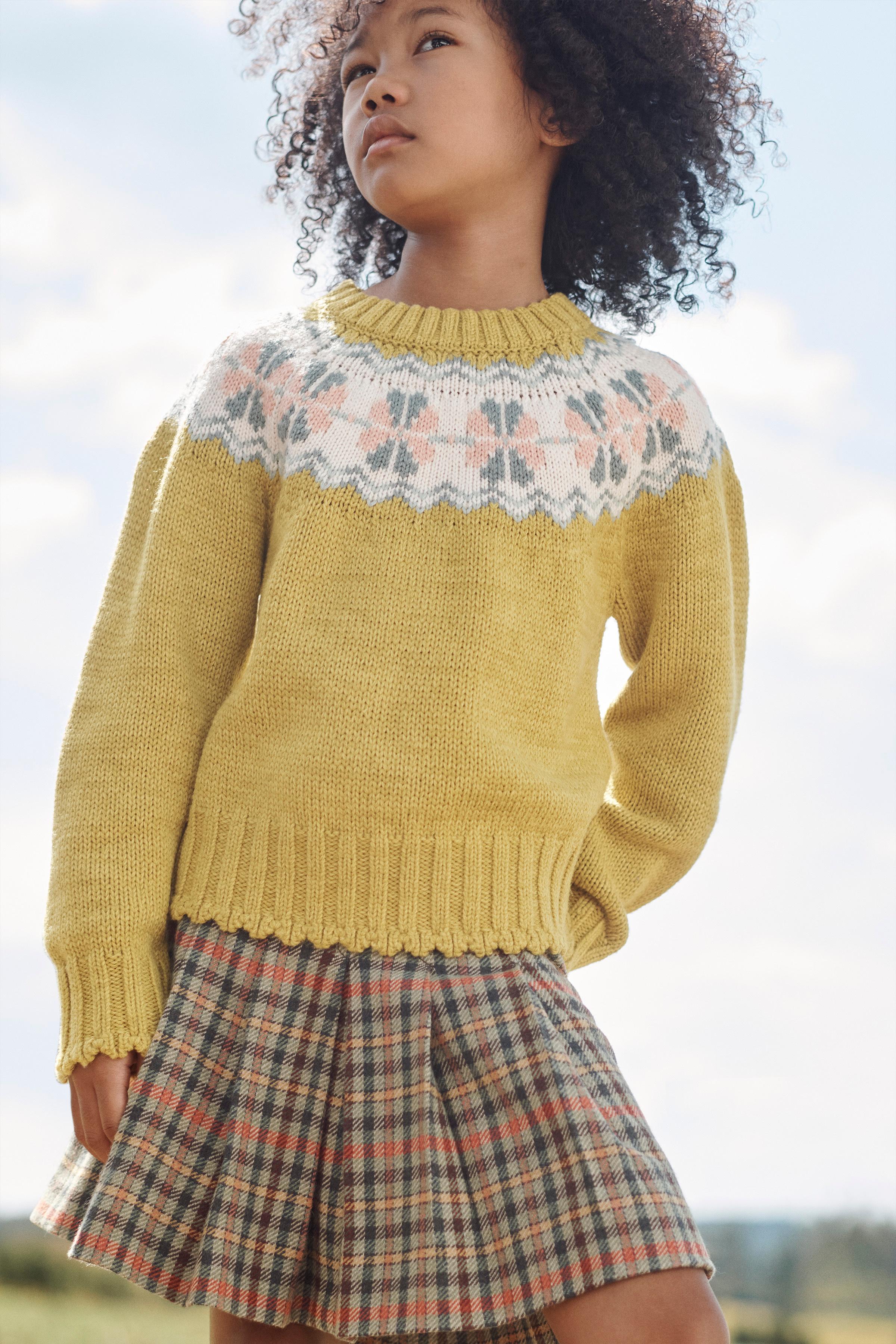 PULL IMPRIMÉ À FRISE AVEC LAINE ÉDITION LIMITÉE